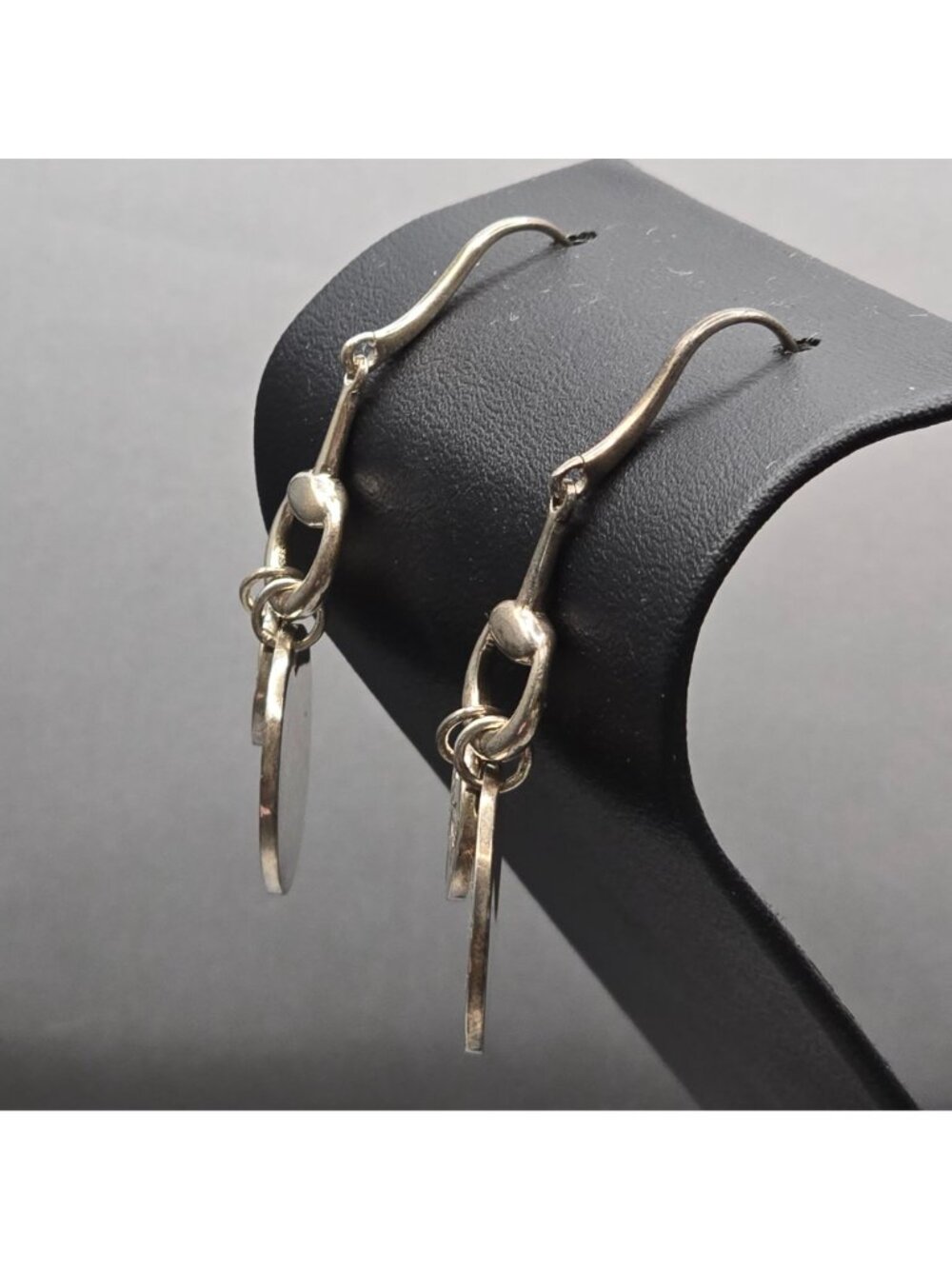 Gucci Metal Horsebit Bee Drop Earrings 2" Fashion Runway Collection - Picture 4 of 9